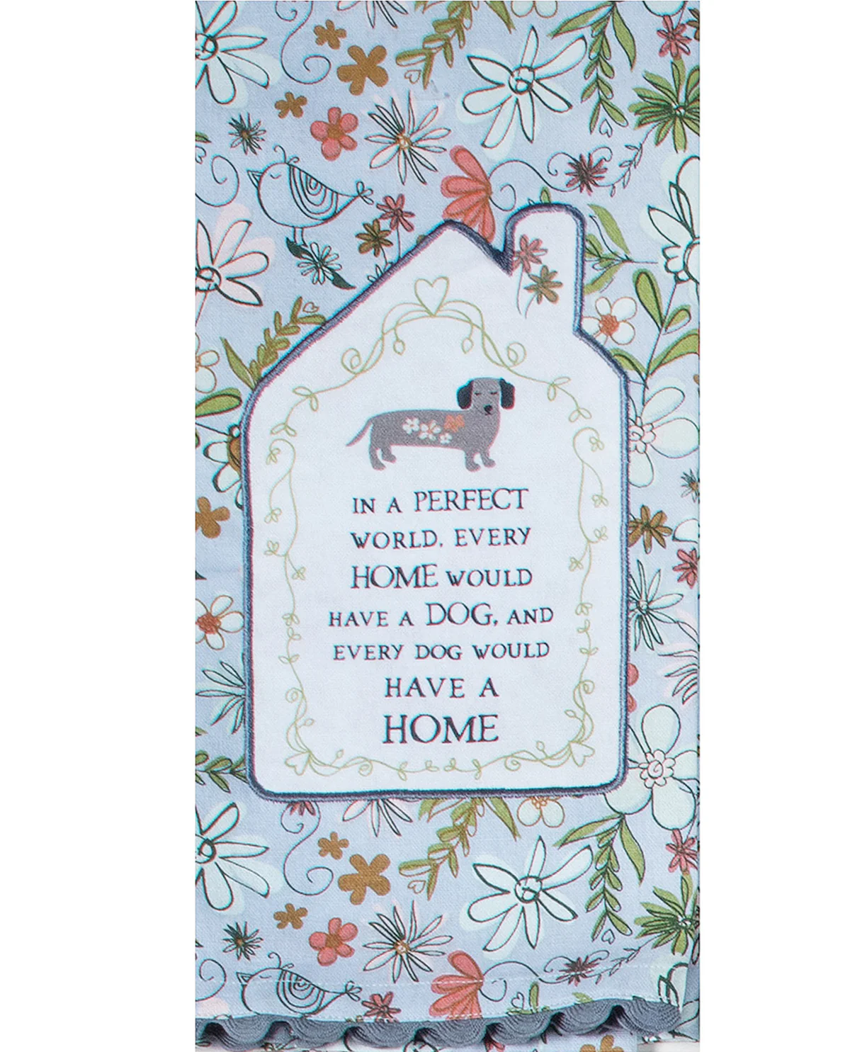 Perfect World Dog Printed Kitchen Towel
