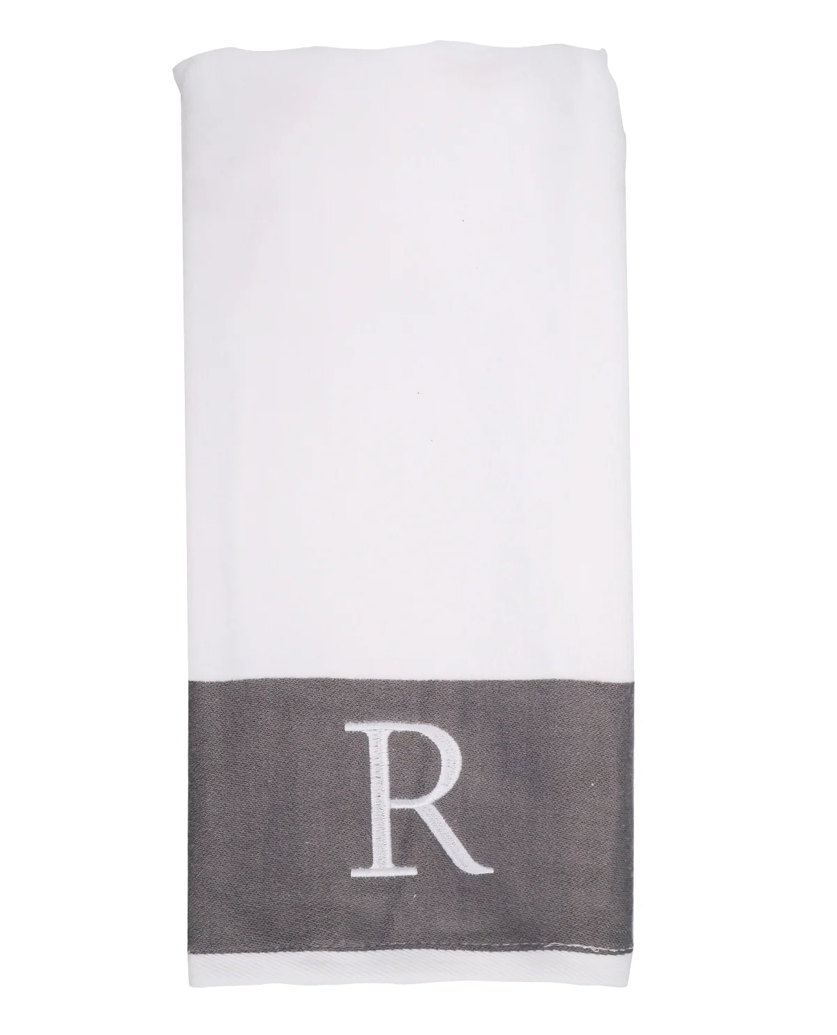 R Monogram Hand Towel