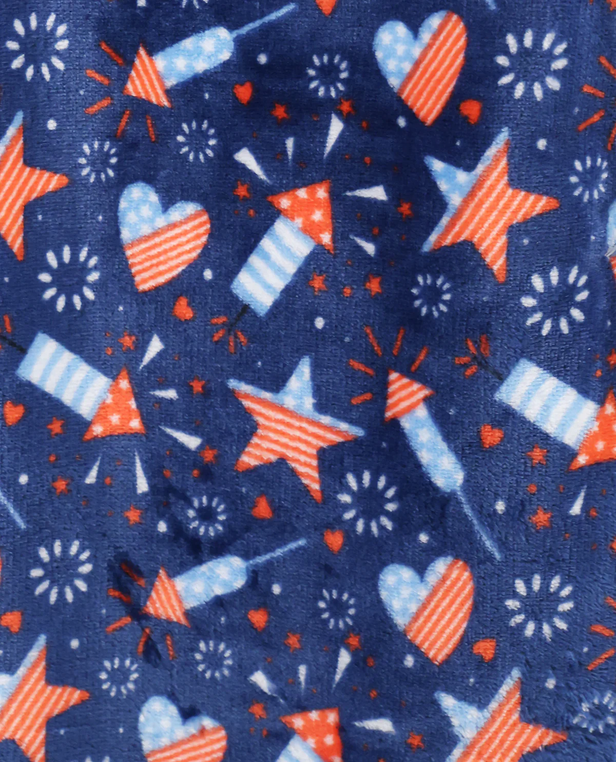 Red White Boom 300g 50x70 Printed Throw - Image 2