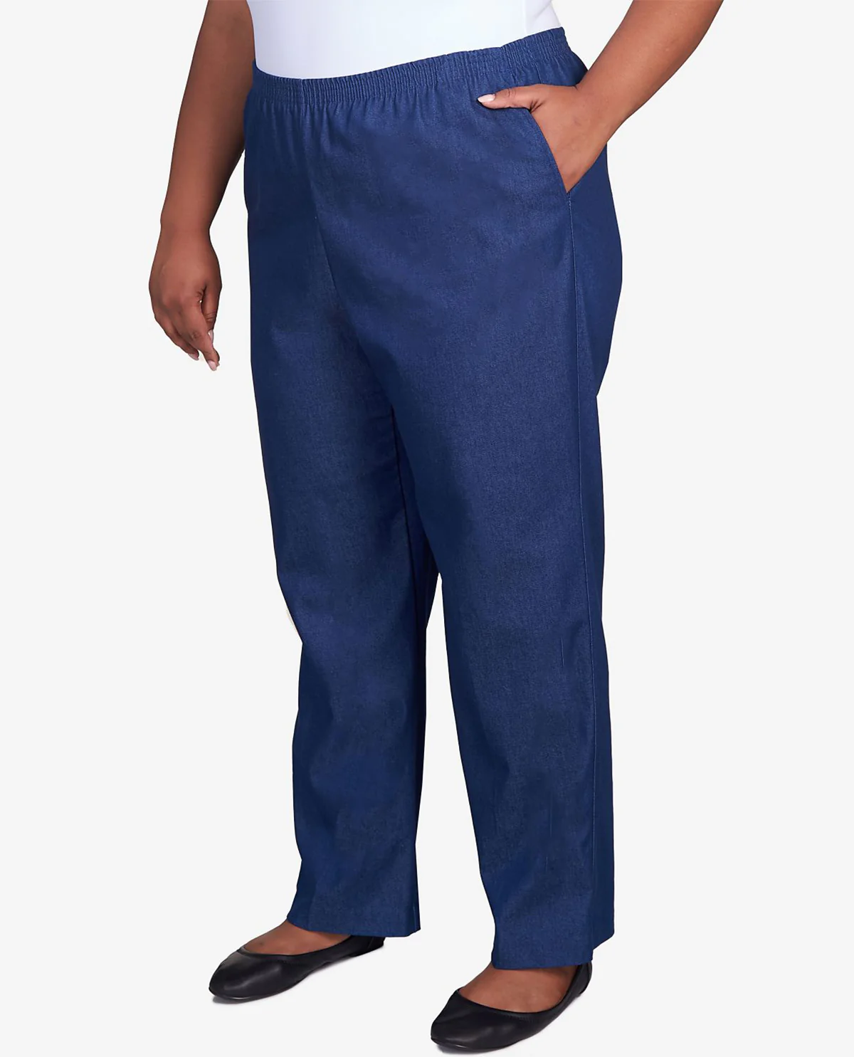 Alfred Dunner Denim Pant Average