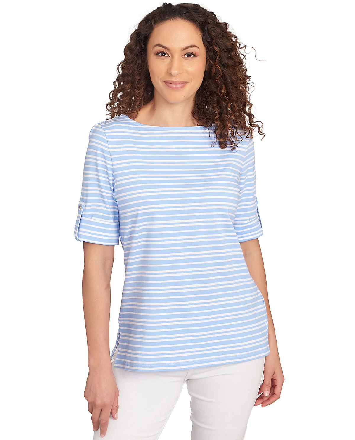 Ruby Road Petite Puttin On the Prints Knit Top