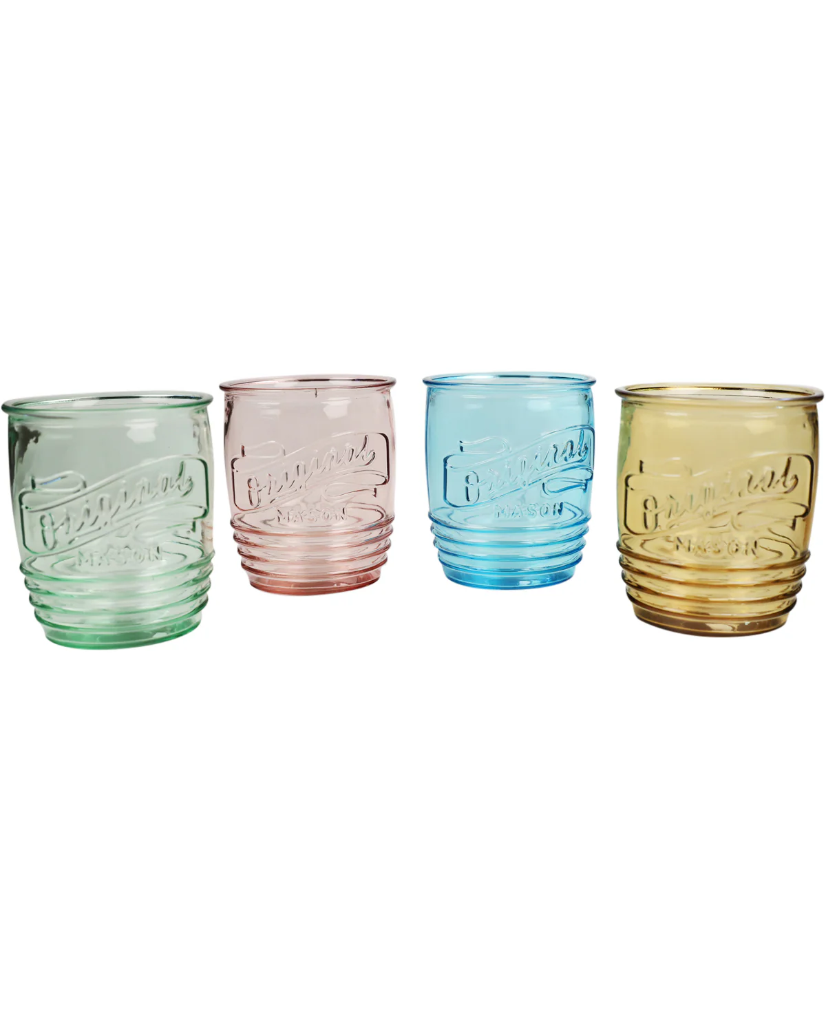 Set Of 4 Asst Color 13oz Cups - Image 2