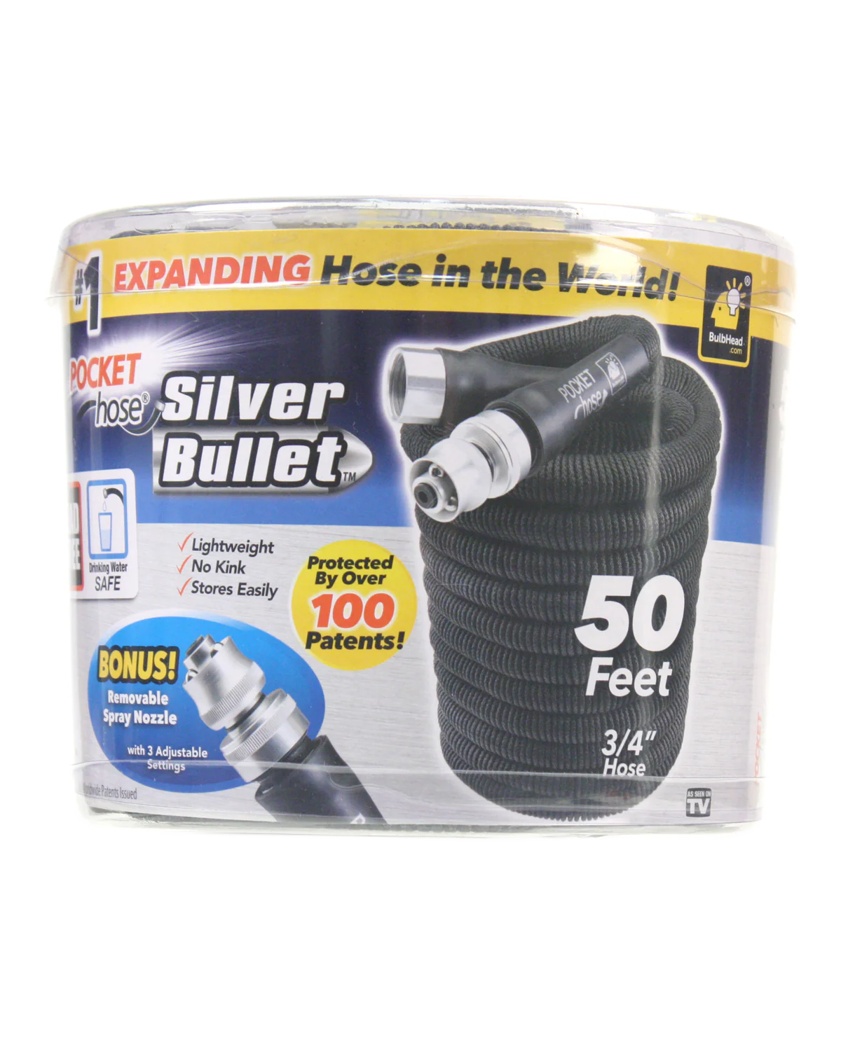 Silver Bullet Pocket Hose - 50 Ft.