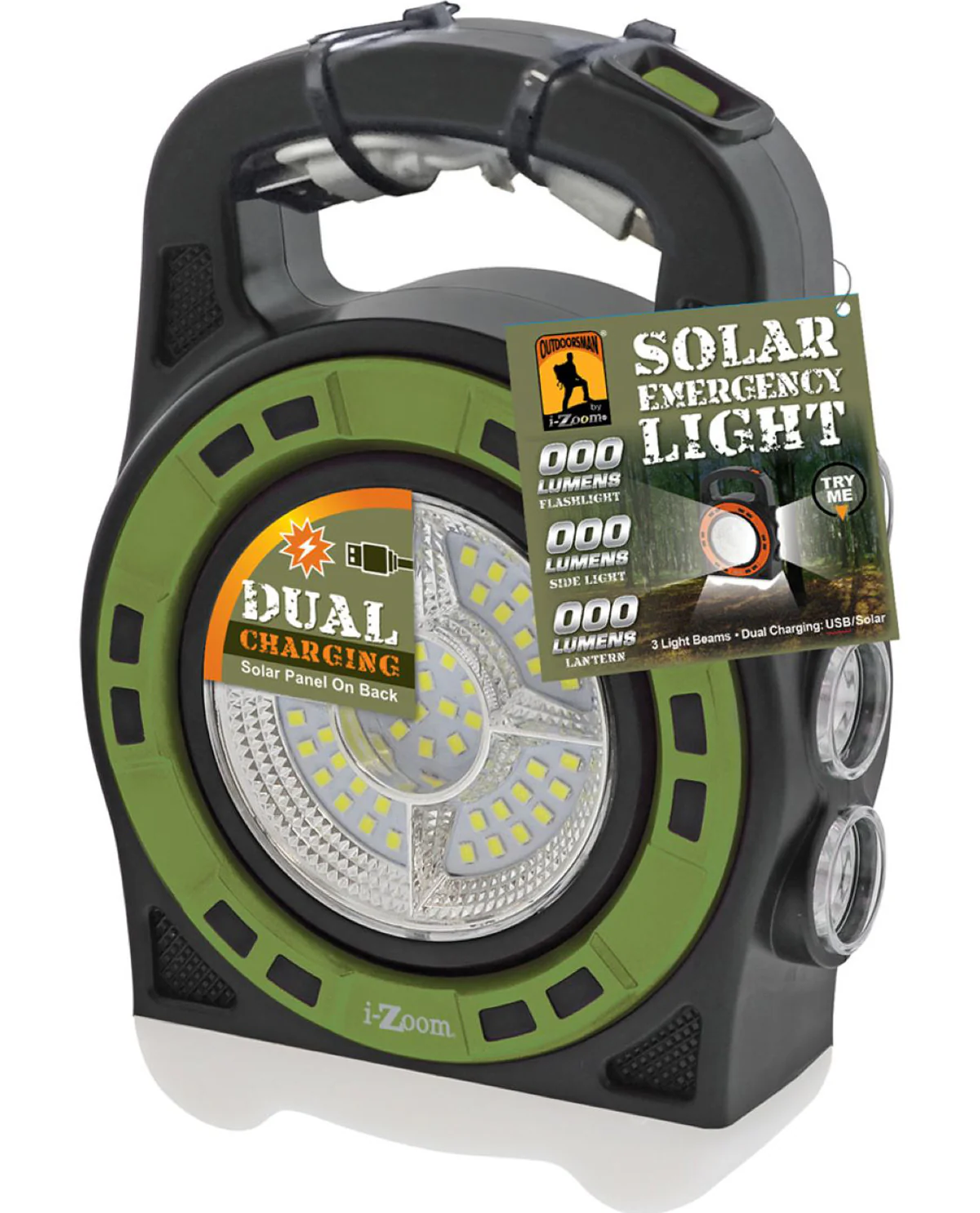 Solar Emergency Dual-Charge Light