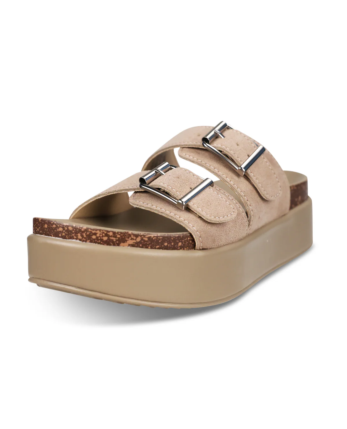 Project Cloud Sophie Sandal Taupe Suede - Image 2