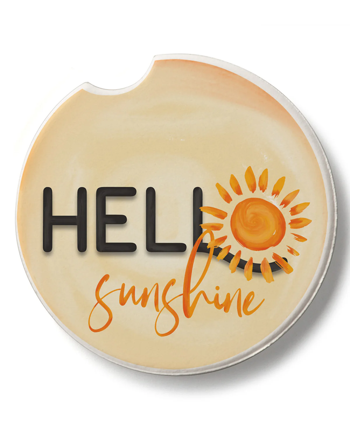"Hello Sunshine" Car Coaster
