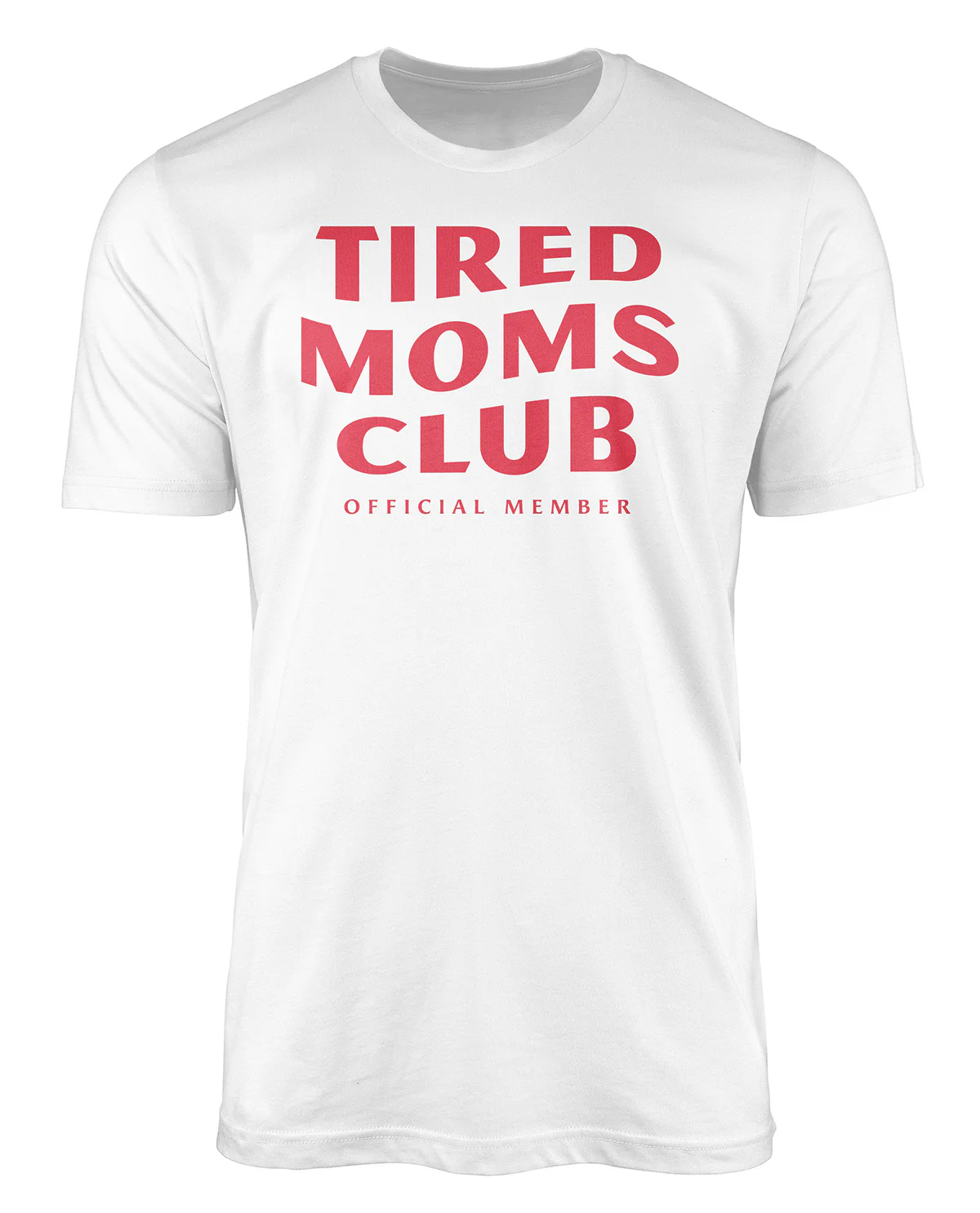 Tired Moms Club Short Sleeve Screen Tee White