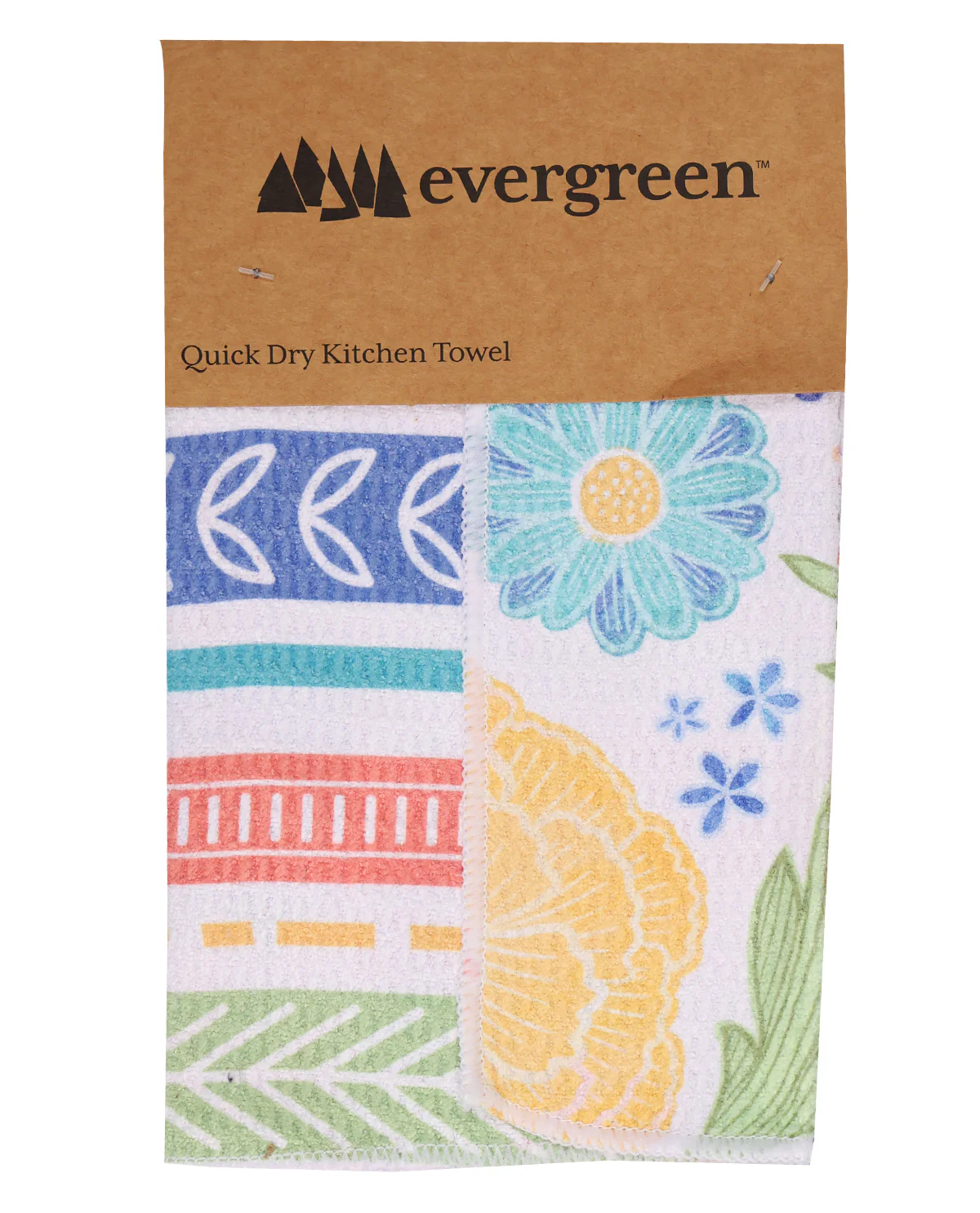 Viva Style Hydrangea Double-Sided Kitchen Towel