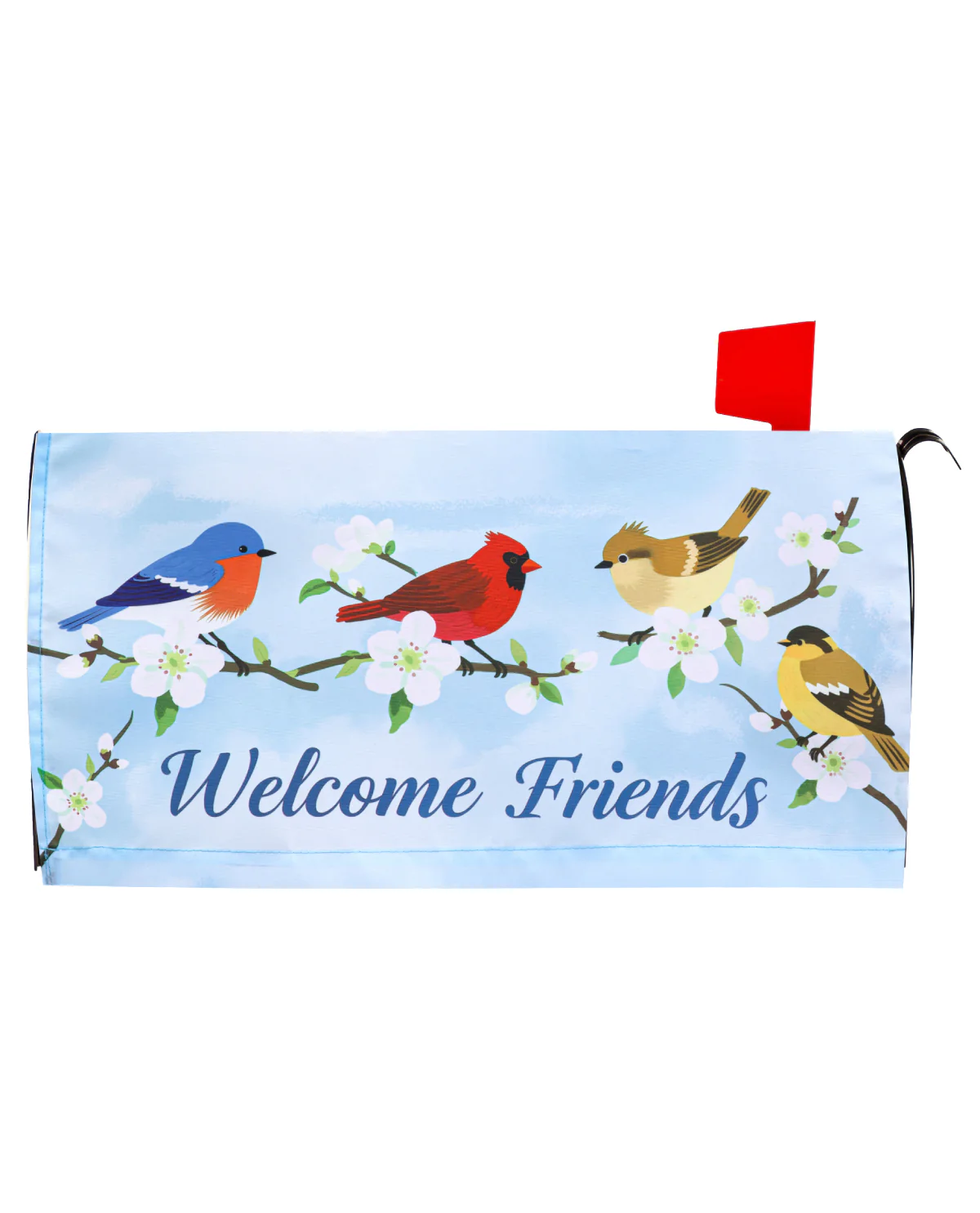 "Welcome Friends" Mailbox Cover