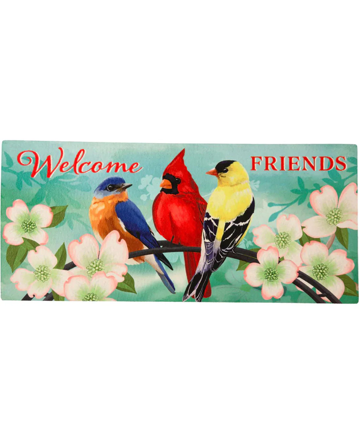 "Welcome Friends" Sassafras Switch Mat