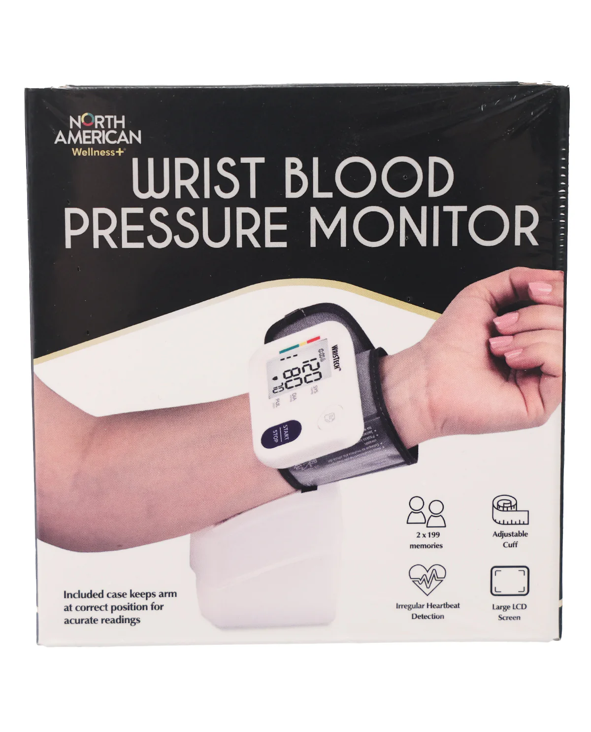 Wrist Blood Pressure Monitor with Case