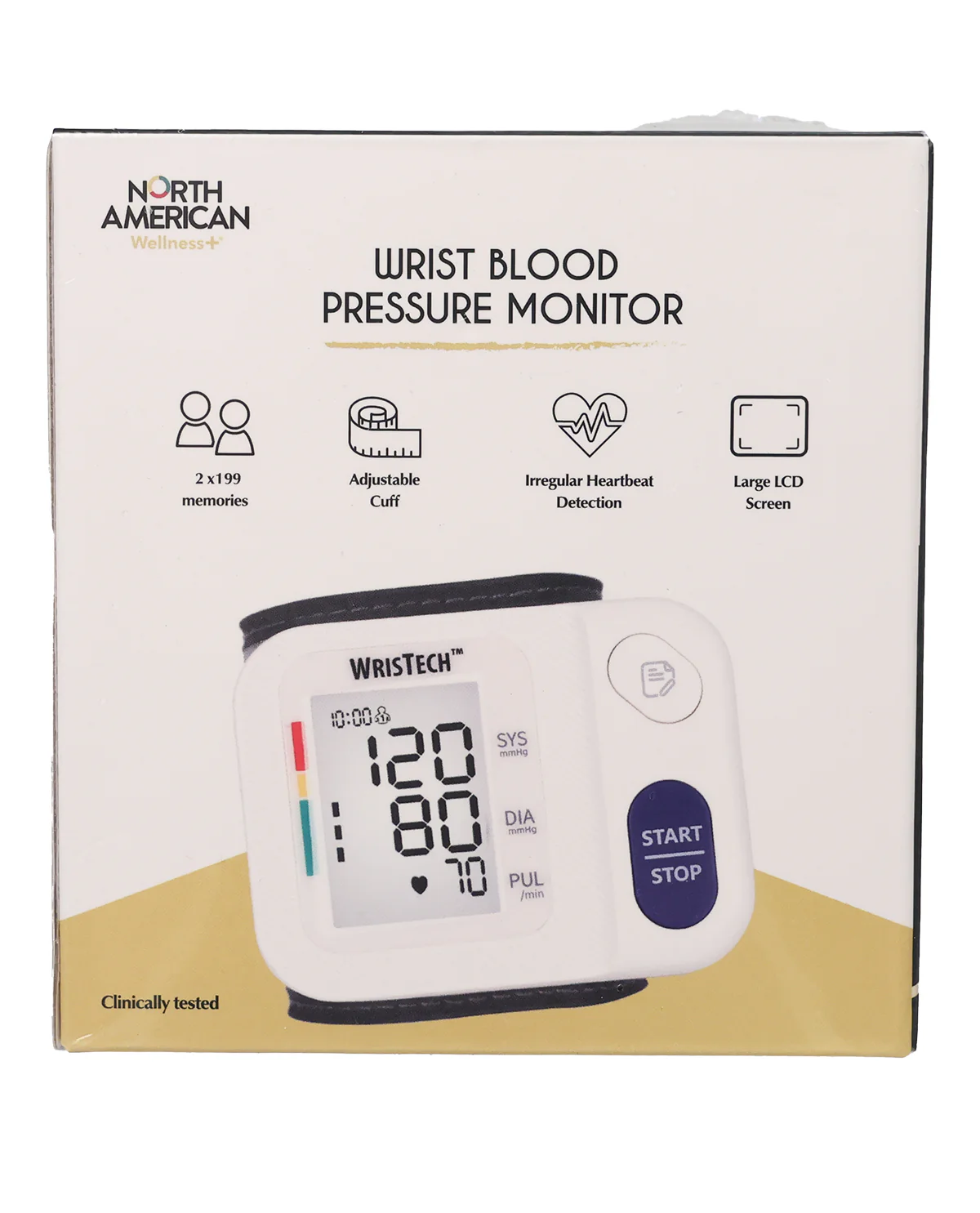Wrist Blood Pressure Monitor with Case - Image 2