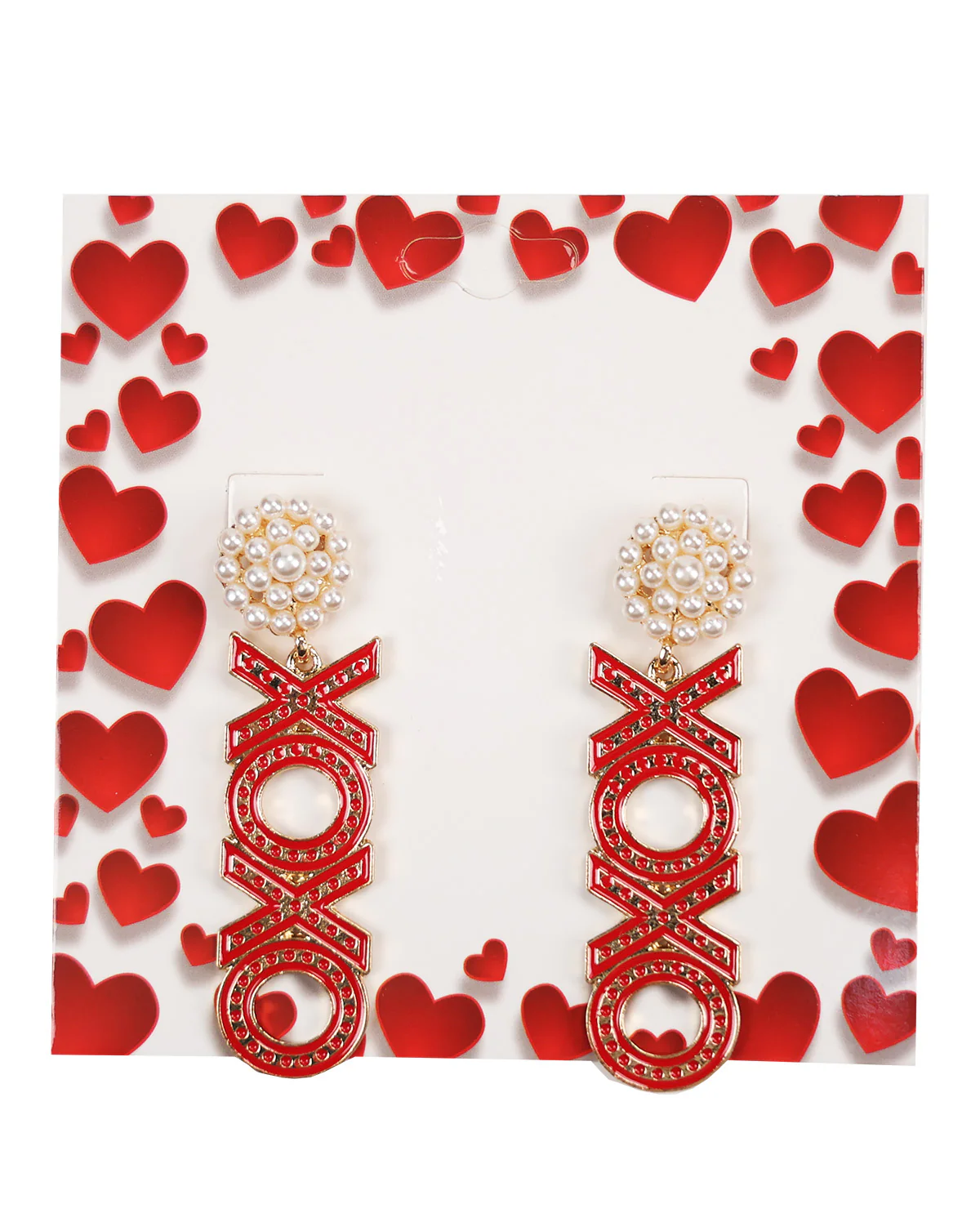 XOXO & Pear Drop Earrings